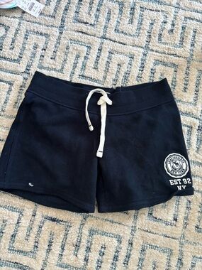 Abercrombie & Fitch Navy Drawstring Lounge Shorts